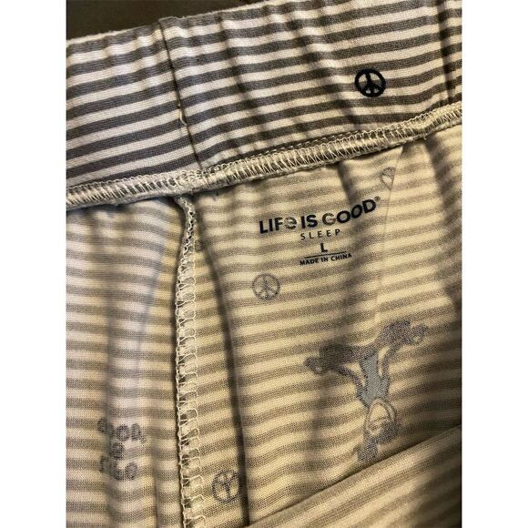 Life is Good Women's Striped Pajama Pants Size L Multicolor - Picture 4 of 4